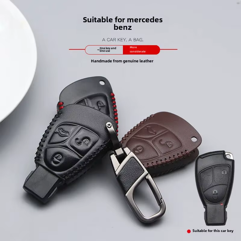 Étui pour clé de voiture, fourniture transfrontalière, adapté au modèle ancien Mercedes, coque de Pr