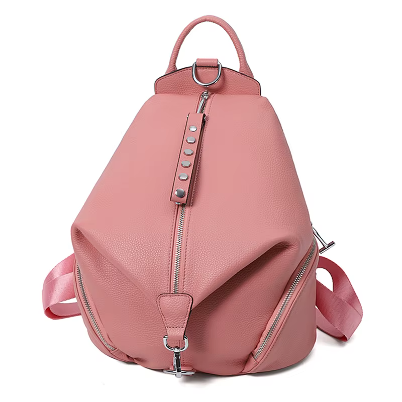Sacs à dos antivol pour femmes, sacs à dos de voyage 100% cuir véritable, cartable de grande capacit