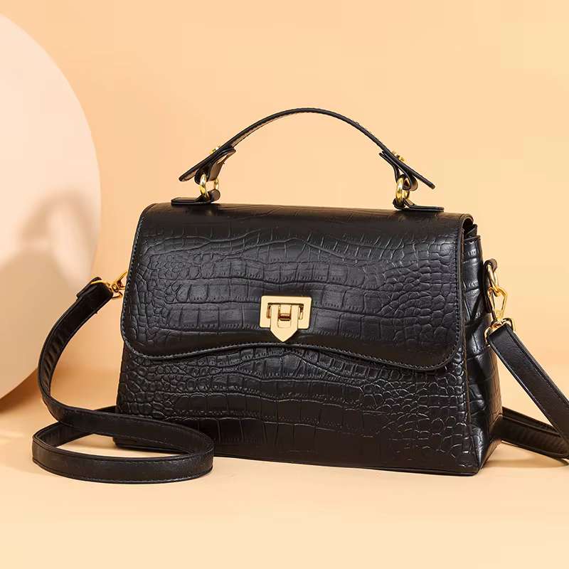 Sac à main de luxe en cuir de vache véritable pour femmes, fourre-tout de marque de bonne qualité, c