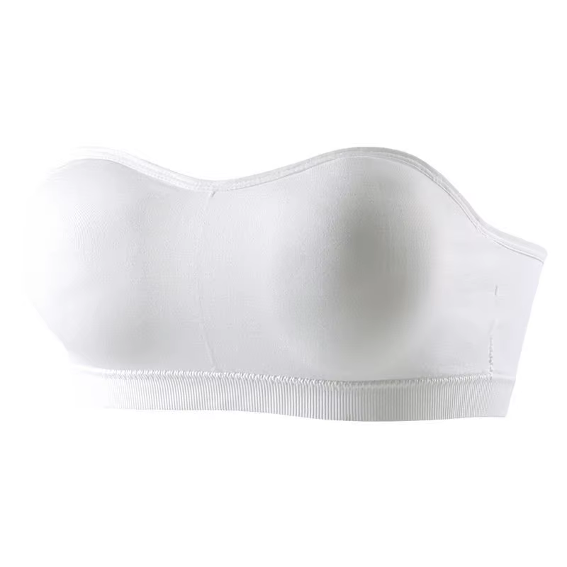 Soutien-gorge sans bretelles effet seconde peau, très élastique, respirant, avec boucle latérale, an