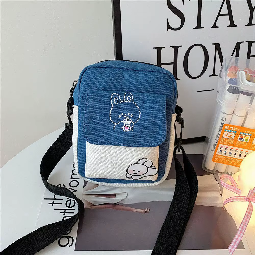 Mode toile messager sacs à main mignon toile sac à bandoulière fourre-tout sacs sac à bandoulière