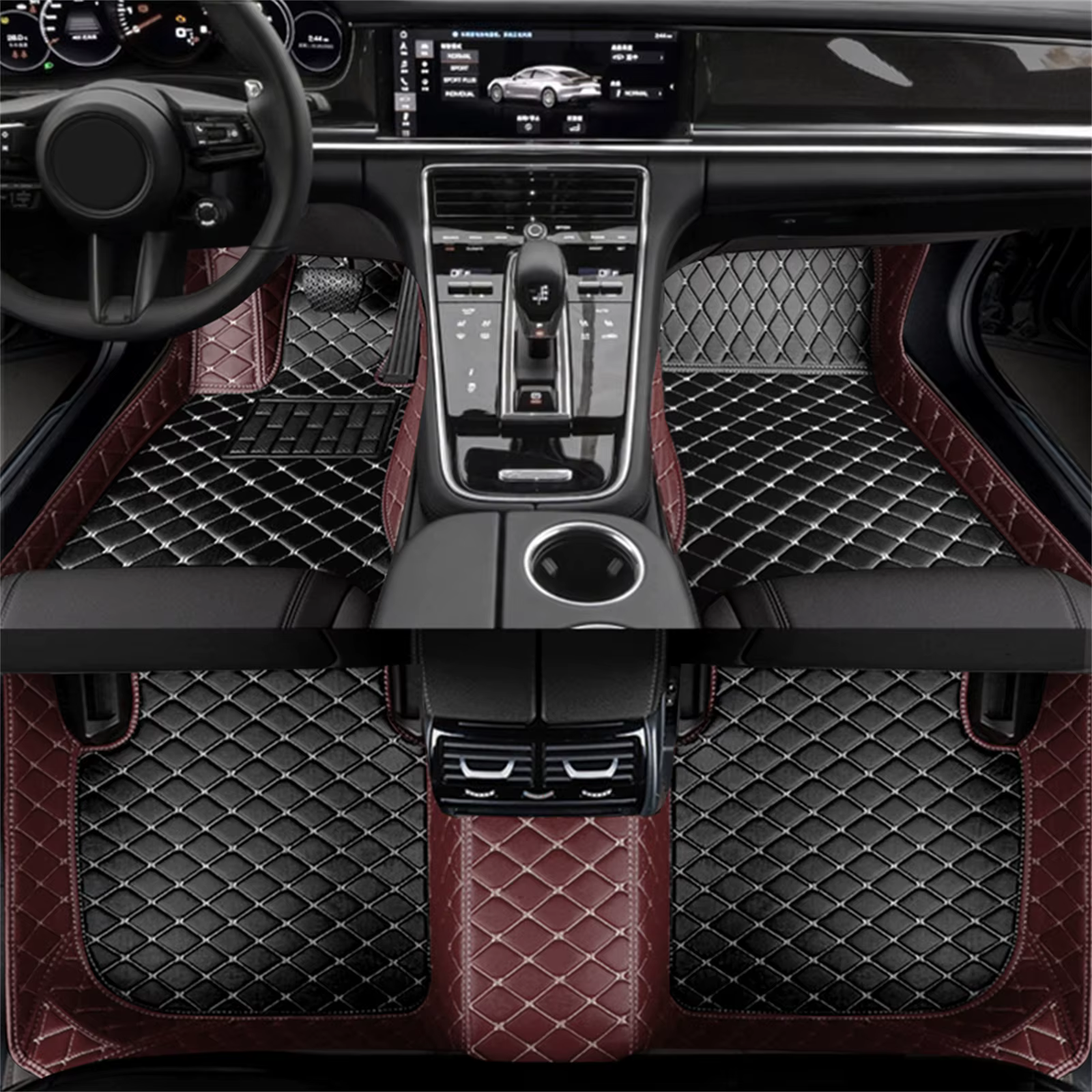 Tapis de sol de voiture personnalisé pour Volkswagen Vw Polo 2011-2018 2019-2023 Polo GTI 2012-2017,
