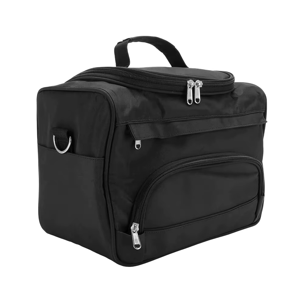 Sac de maquillage professionnel, mallette de rangement pour outils de tatouage d'ongles de Salon, or