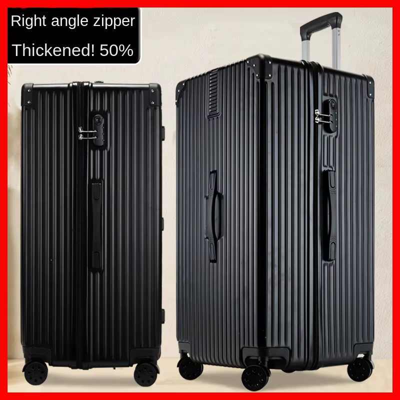 Valise de voyage épaisse pour bagages unisexe Extra Large de 60/100 pouces, avec serrure TSA de gran
