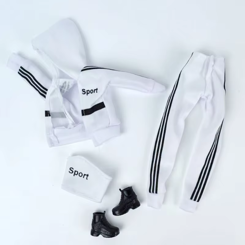 Ensemble de vêtements de sport décontractés pour poupées Barbie, accessoires pour poupées 1/6, haut 