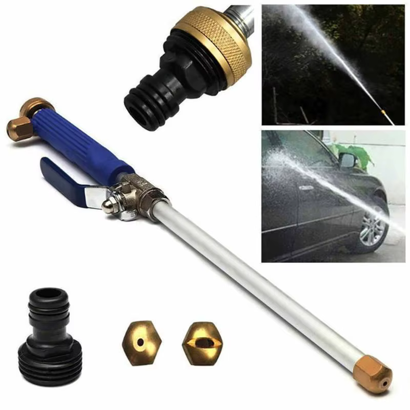 ✔ Pistolet de nettoyage haute pression pour accessoires de lavage et d'entretien, avec tuyau et buse