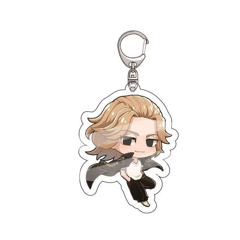 Porte-clés en acrylique Anime Tokyo Revengers Sano Manjiro Hanagaki Takemichi, accessoires pendentif