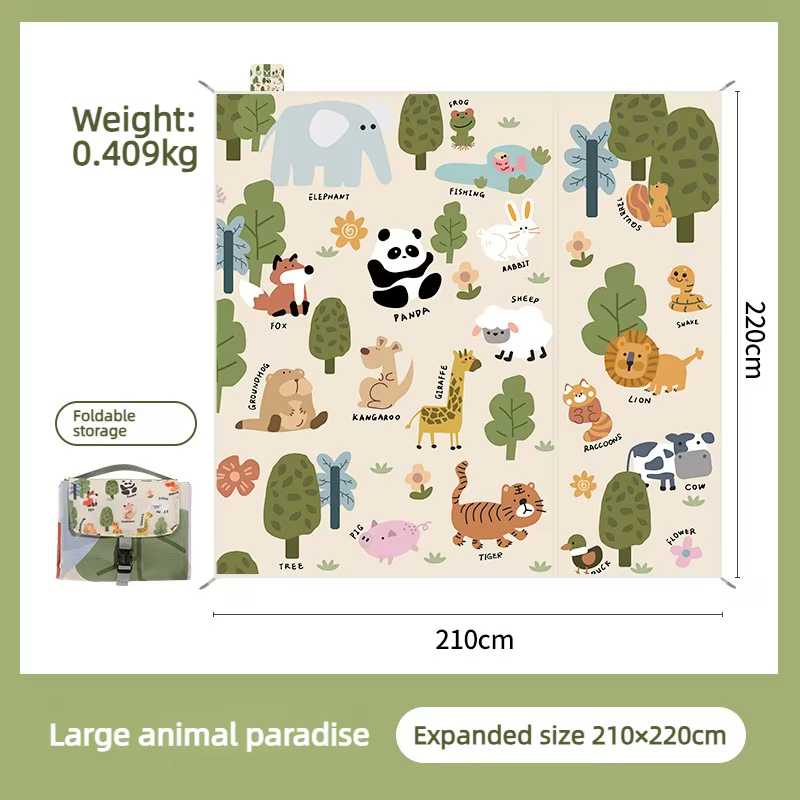 Mini tapis de pique-nique de poche, portable et léger, imperméable et résistant à l'humidité, pour l