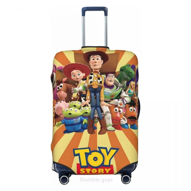 Housse de protection pour valise de voyage, motif jouets, tissu élastique, convient aux bagages de 1