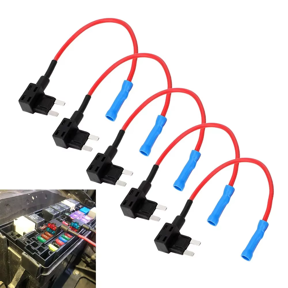 Adaptateur de Circuit supplémentaire, 5 pièces, robinet APM, Mini lame Micro 12V, support de boîte à