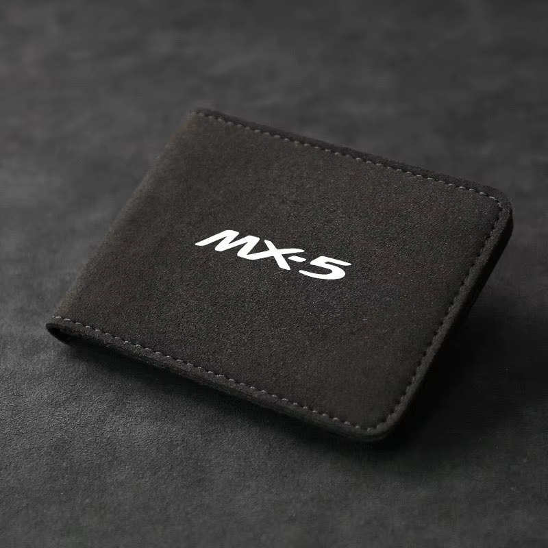 Couverture de permis de conduire de voiture en daim, étui pour Documents de conduite de voiture, por