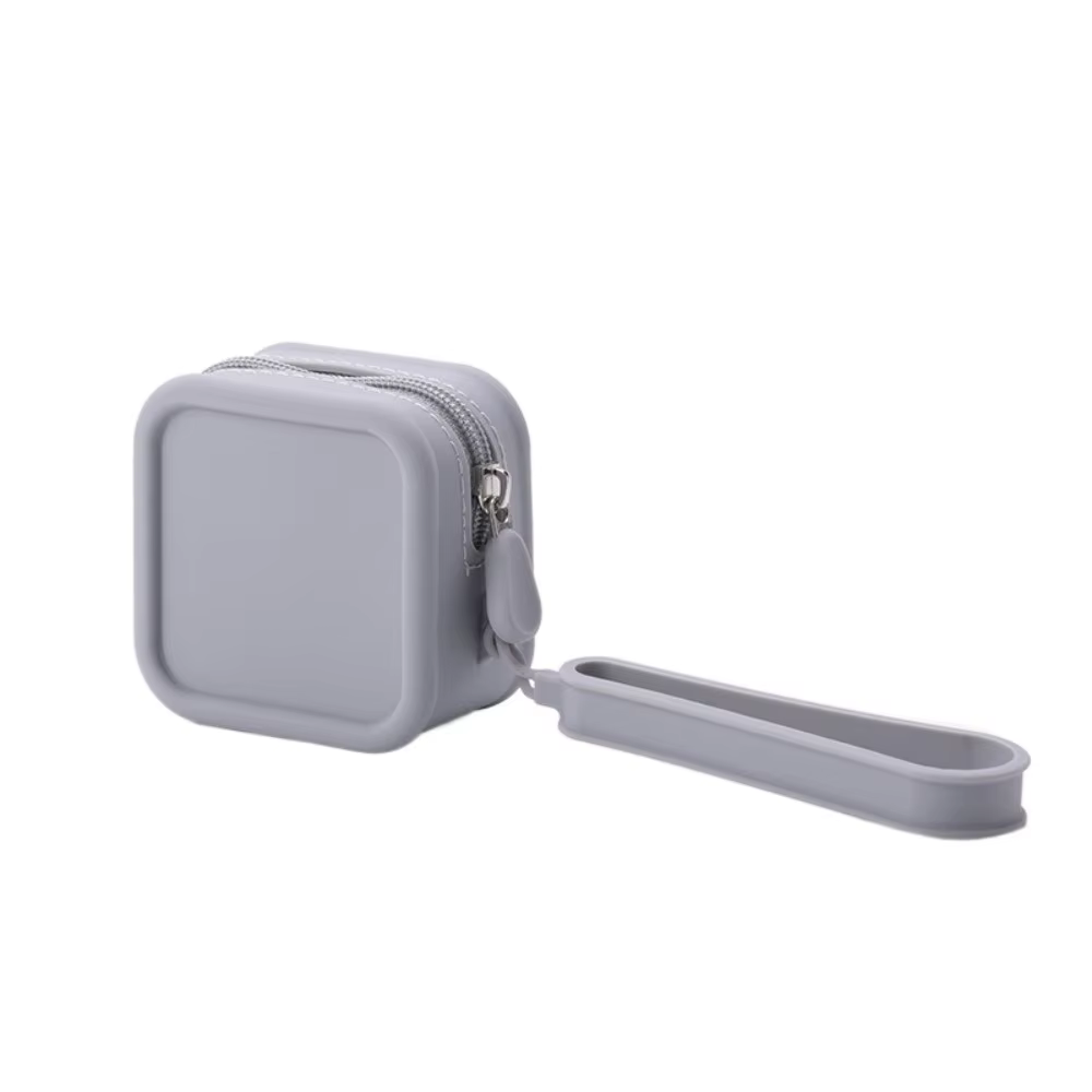 Morandi – sac à cosmétiques en Silicone de couleur, porte-monnaie rectangulaire, sac de rangement mu
