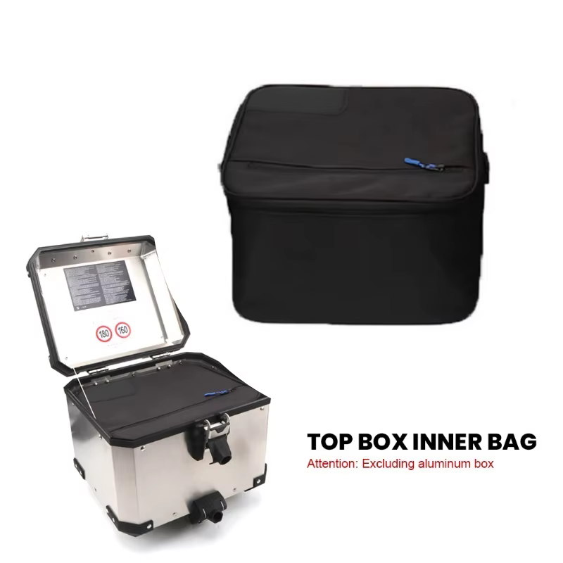 Nouveau sac à bagages moto sacs intérieurs noirs sac latéral supérieur en aluminium pour BMW R1250GS