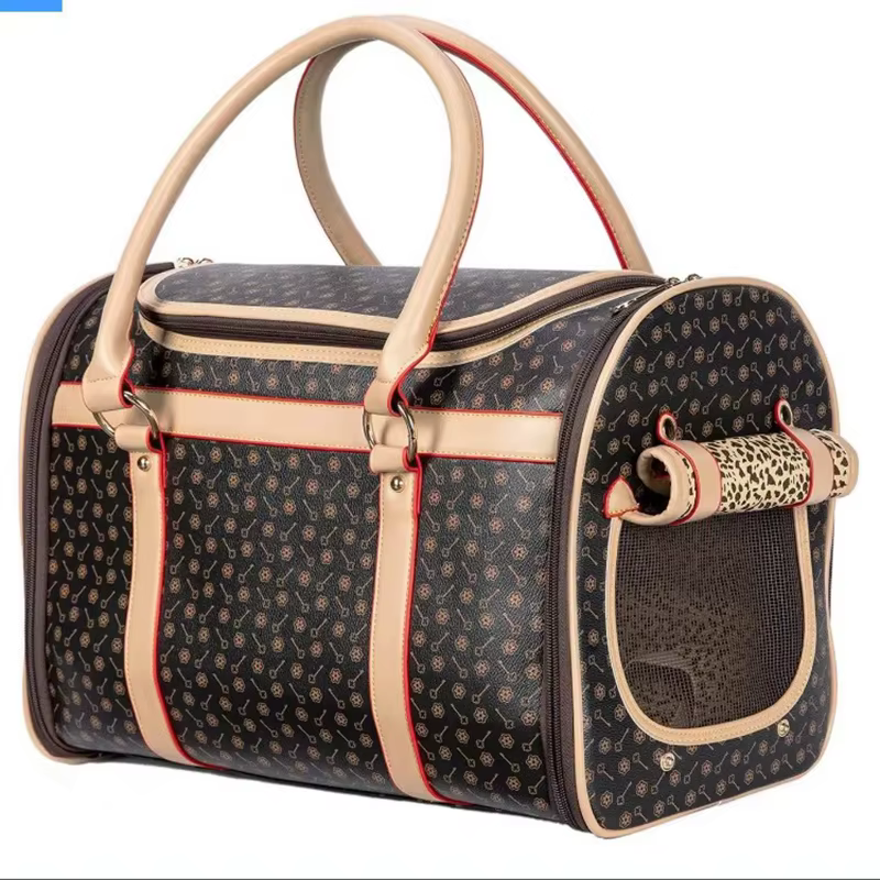 Sac à Main de Luxe Portable et Pliable pour Chat et Chien, Accessoire de Voyage Respirant pour l'Ext