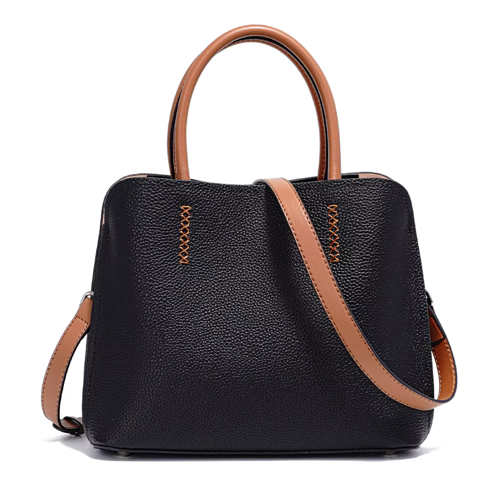 Sac Shopper Zency en Cuir Véritable pour Femme, Sacs à Bandoulière de Luxe, Grand Sac Seau, Sac Four