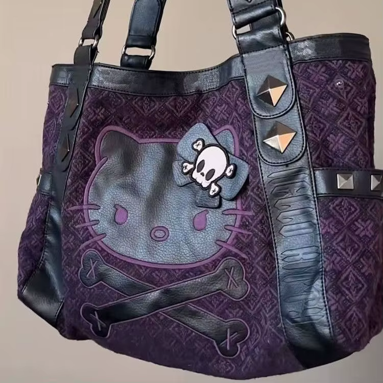 Sac à bandoulière pour femmes, sac à main tendance Anime Y2k européen et américain, grande capacité,