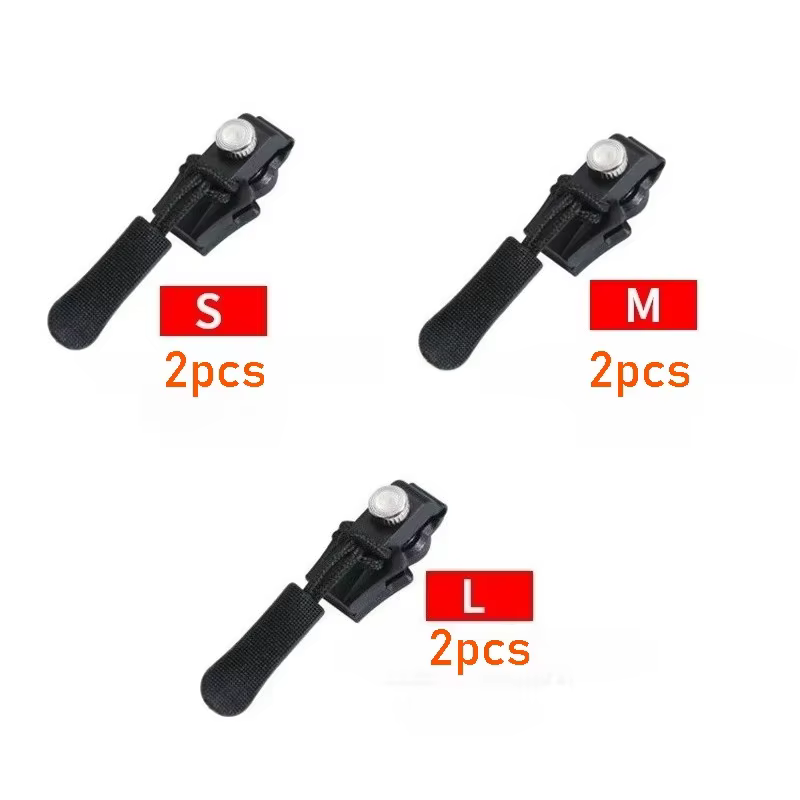 Kit de réparation rapide de fermeture éclair détachable, adapté à différentes tailles de fermetures