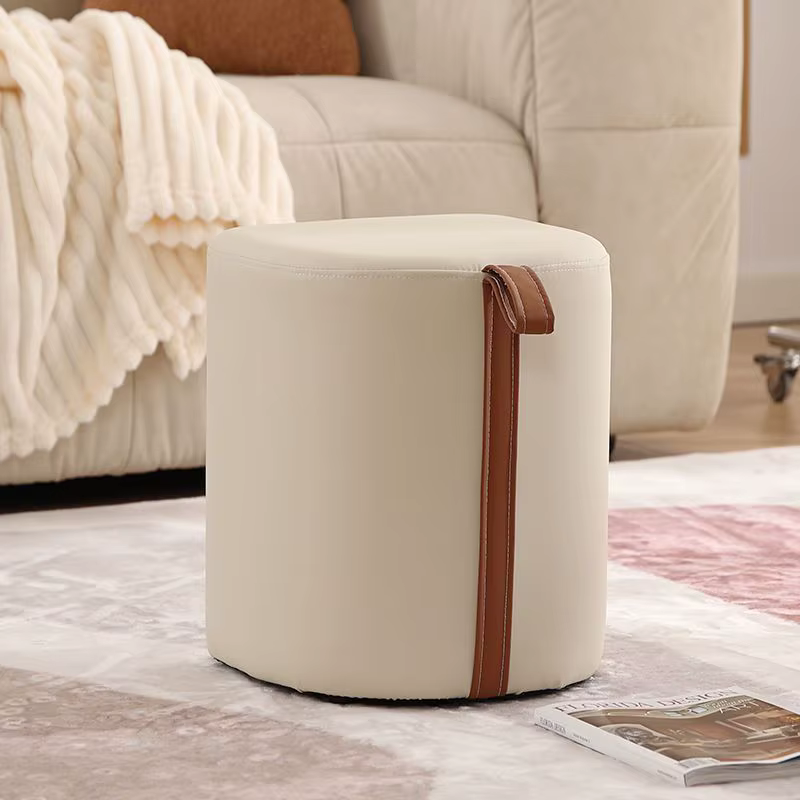 Tabouret de coiffeuse rembourré de luxe léger, chaise de maquillage minimaliste pour chambre à couch