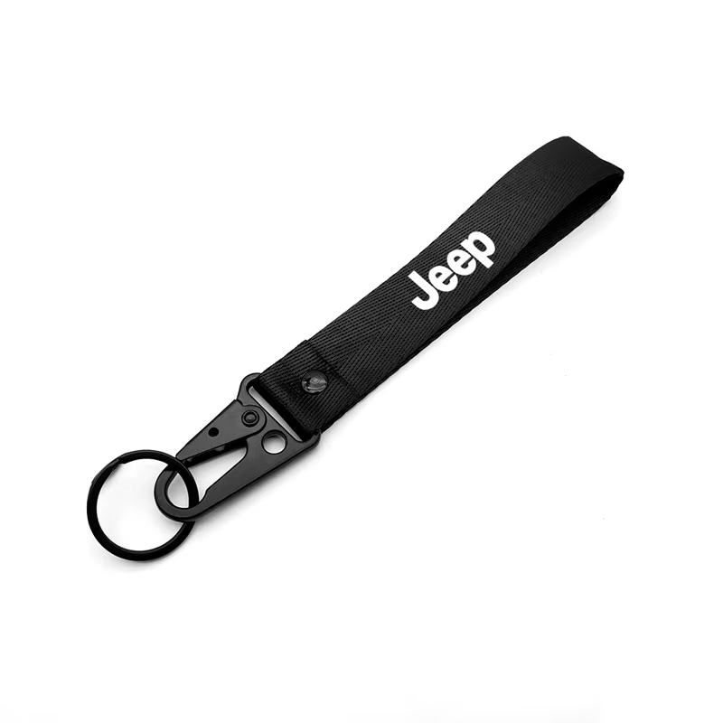 Porte-clés de voiture en Nylon, lanières de cou, accessoire de porte-clés pour Jeep Grand Cherokee W