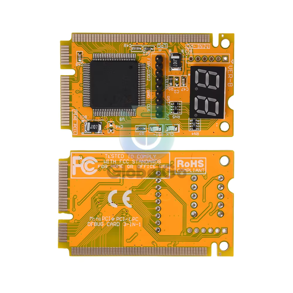 Carte de Diagnostic multifonction 3 en 1, Expert Mini PCI PCI-E LPC PC, analyseur d'ordinateur porta