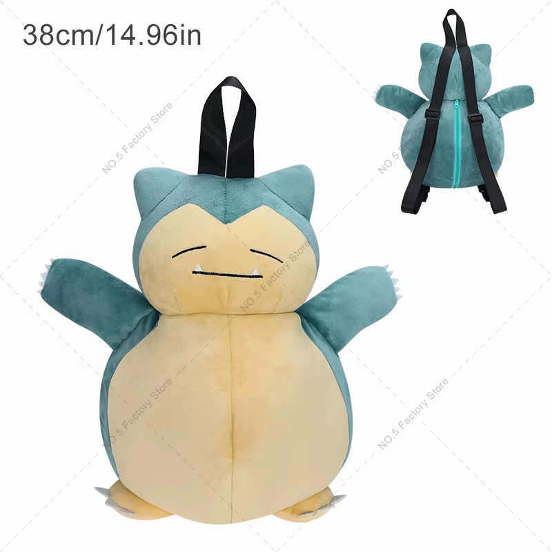 Eevee Mimikyu Charizard Gengar sac à dos en peluche dessin animé drôle grande capacité étudiant sac