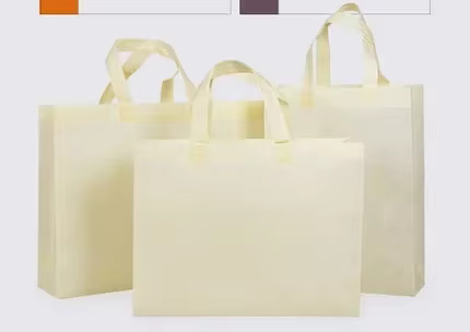 Sacs fourre-tout non tissés avec logo imprimé personnalisé, sac à provisions durable et écologique, 