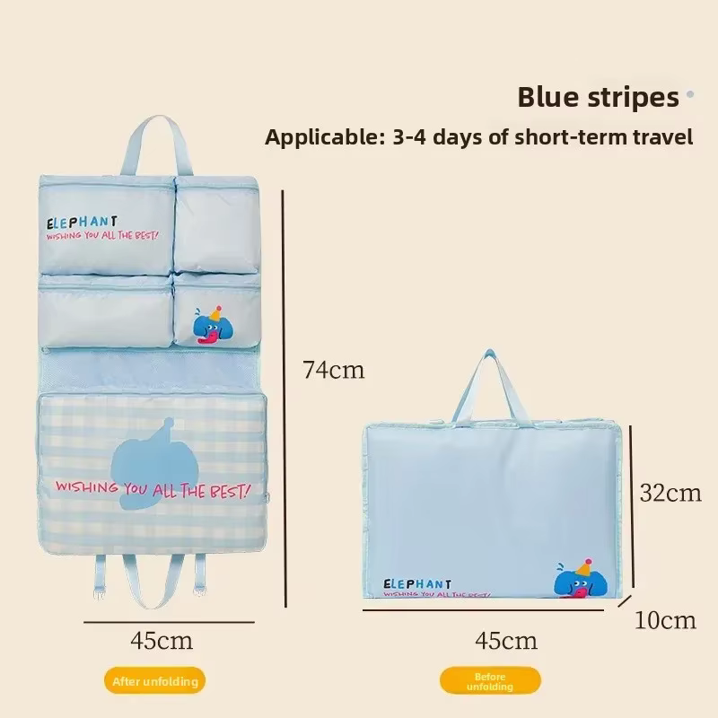 Sac de rangement de voyage pliable suspendu, étanche pour vêtements, sous-vêtements, vêtements intim