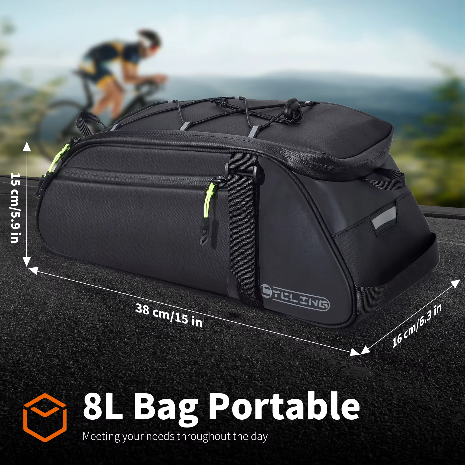 26 types de sacs réfléchissants pour porte-bagages, sacs à bagages réfléchissants pour l'arrière, sa