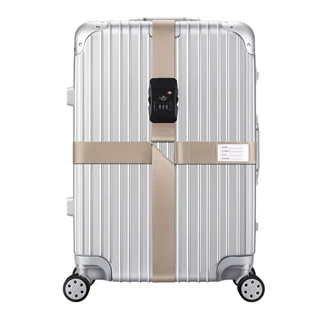TSA mot de passe douane serrure bagages ceinture croisée réglable valise de voyage bande bagages val