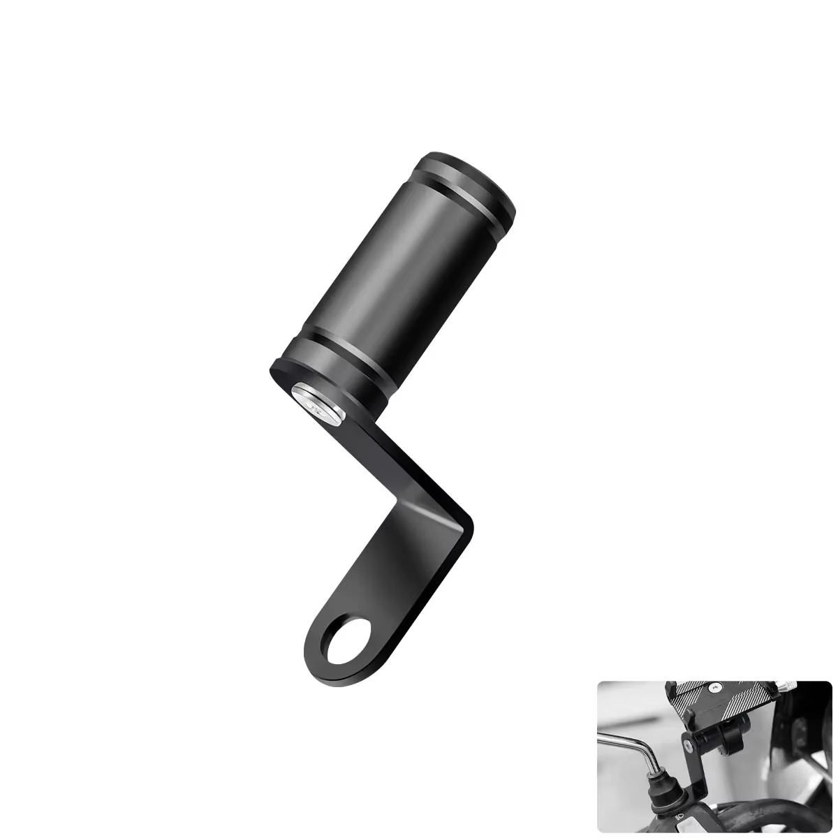Rétroviseur de moto, support d'extension de phares, support de guidon, support de téléphone, levier,