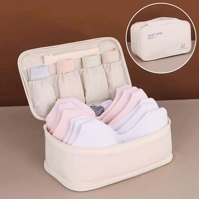 Sac de rangement de voyage, collants de sous-vêtements portables, sac d'organisation de chaussettes,