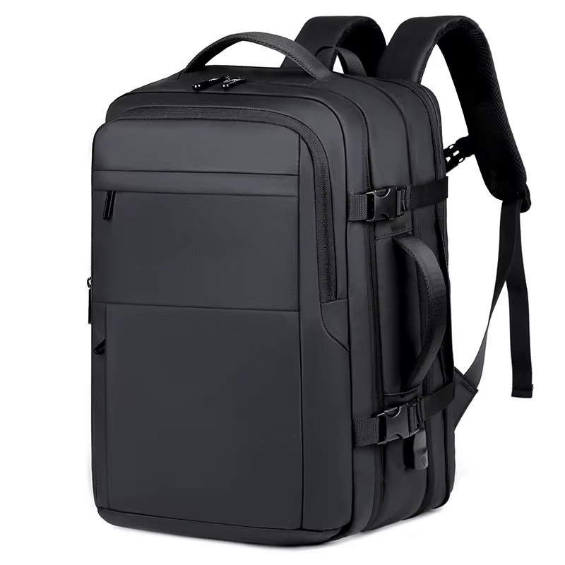 Sac à dos extensible hydrofuge avec compression sous vide, chargement USB, pour ordinateur portable,