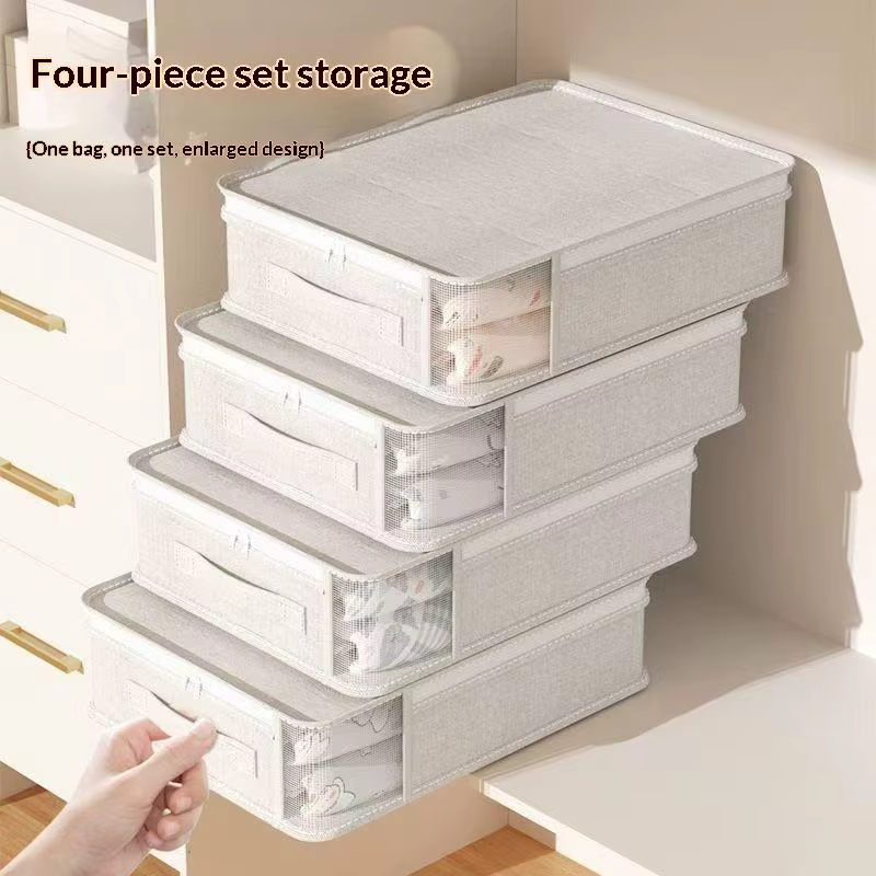 Sac de rangement pour vêtements de grande capacité, sacs de rangement pliables pour couvertures, con