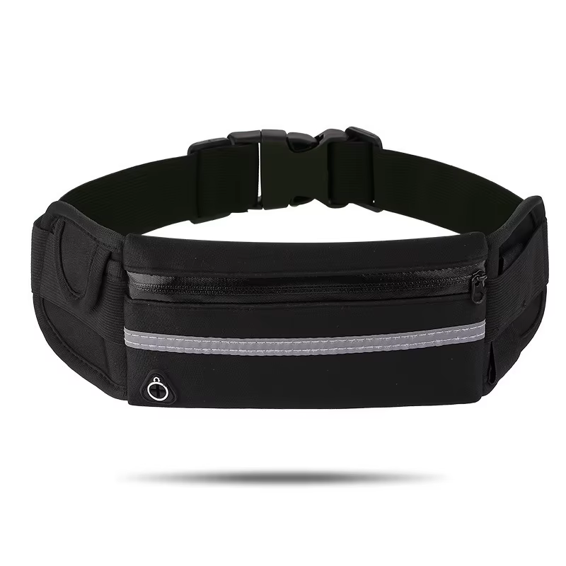 Sac de taille sportif imperméable, sac banane ajusté pour la course et le cyclisme, sac multifonctio