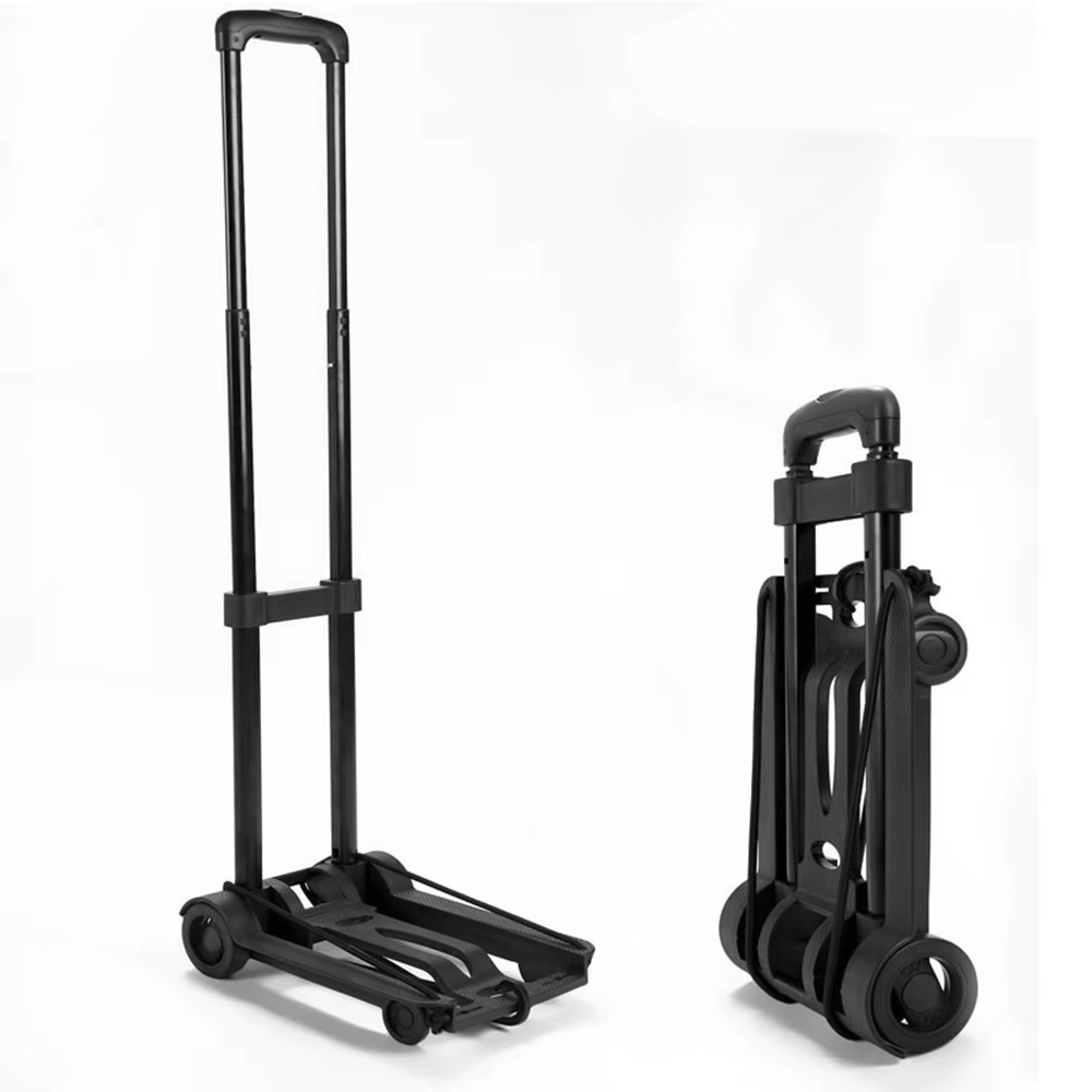 Chariot à roulettes pliable pour bagages, chariot à main pliable, chariot de transport, chariot de v