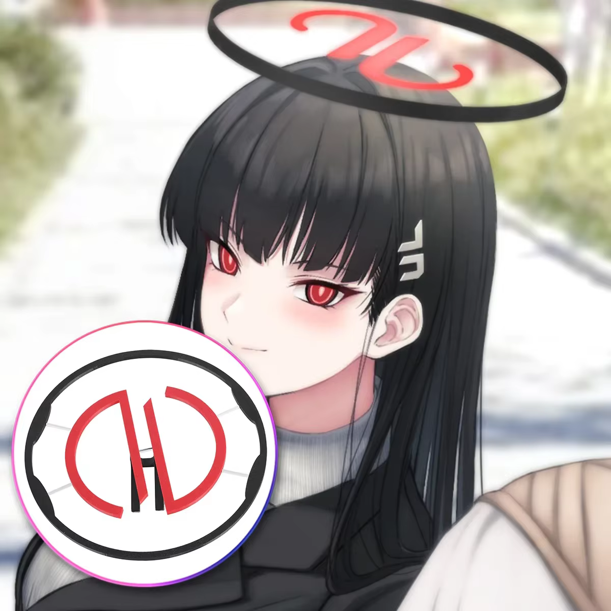 Tsukatsuki Rio bleu archives Cosplay chapeaux femme ronde rouge noir Halo bande dessinée-con scène c