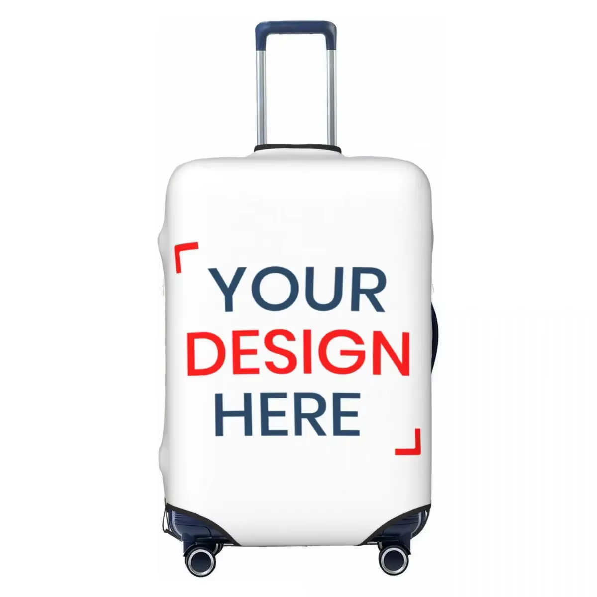 Juste de bagage élastique avec logo personnalisé, housses de valise de voyage, housses de protection