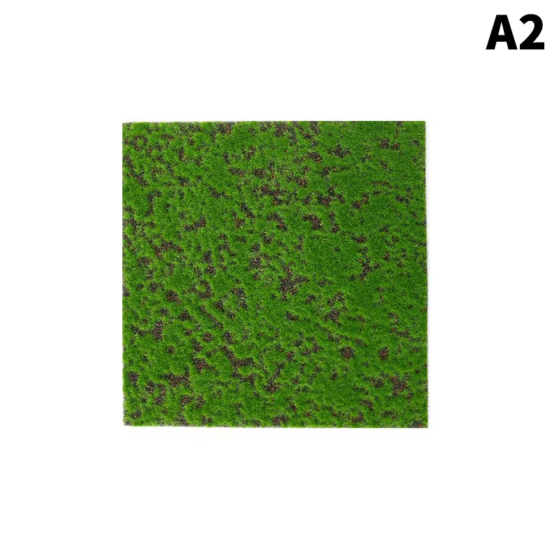 Tapis d'herbe vert gazon artificiel tapis faux Sod Simulation mousse pelouse 30*30CM bricolage Micro