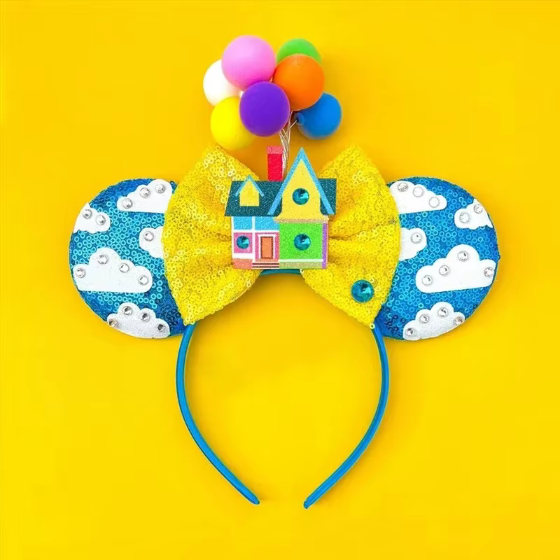 Mignon Lilo & Stitch bandeaux pour filles feuilles oreilles bandes de cheveux enfants Disney ange ch
