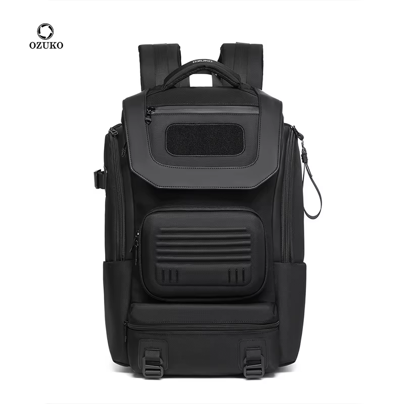 Ozuko sac à dos pour hommes sac de voyage multifonctionnel en plein air grande capacité étanche comp