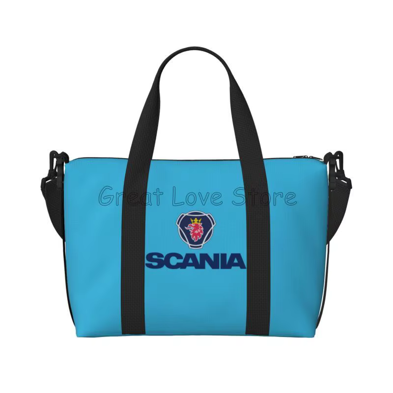 Suède Saabs Scanias Sac de voyage pour hommes et femmes Sacs de nuit portables pour week-end Sac fou