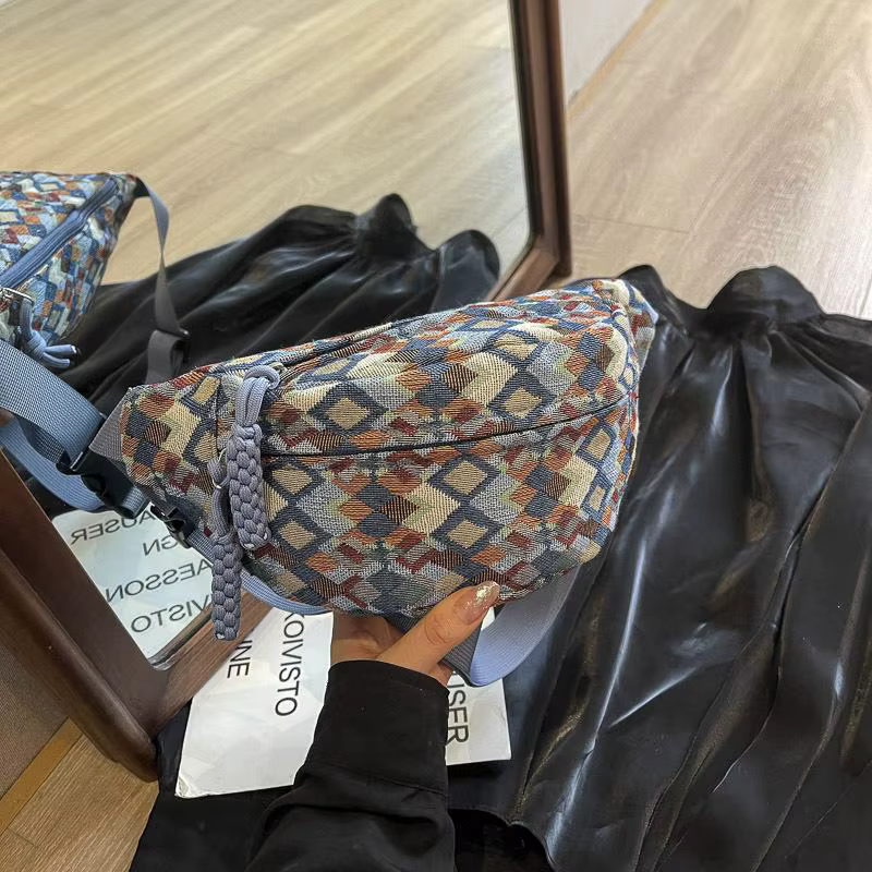 Sac banane Bohemia pour femme, sac de taille tendance, sac de hanche, sac à bandoulière, sac de poit