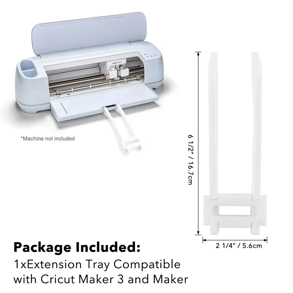 Support de plateau d'extension compatible avec Cricut Maker 3 et Maker, support de tapis de découpe 