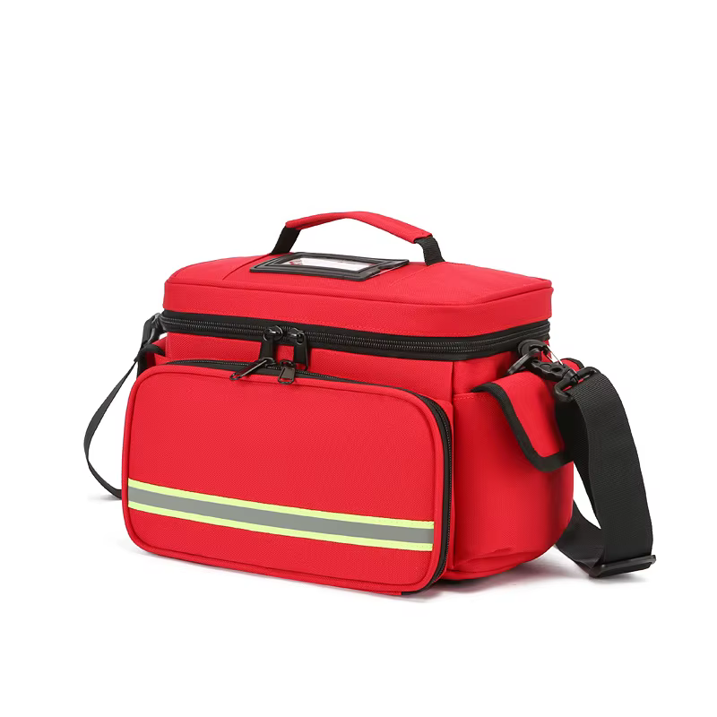 Sac médical double couche, sac de premiers secours vide, sac de traumatologie d'urgence vide, organi