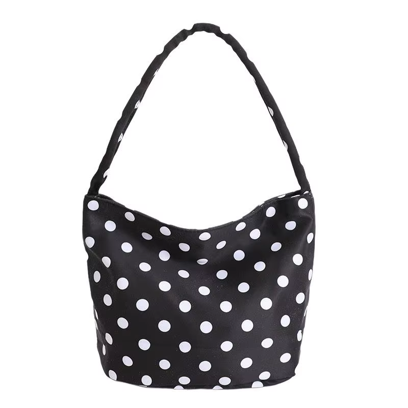 Sac fourre-tout à pois en tissu Oxford, sac à main léger de grande capacité, cadeau multicolore pour