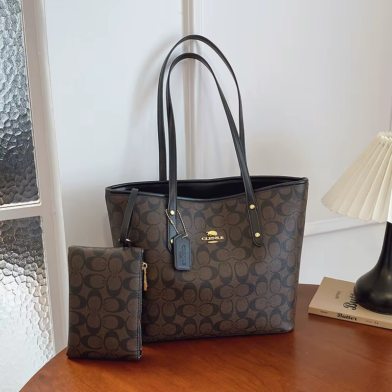 Sac fourre-tout grande capacité, imprimé tendance, à bandoulière, pour voyage, shopping, ville, styl