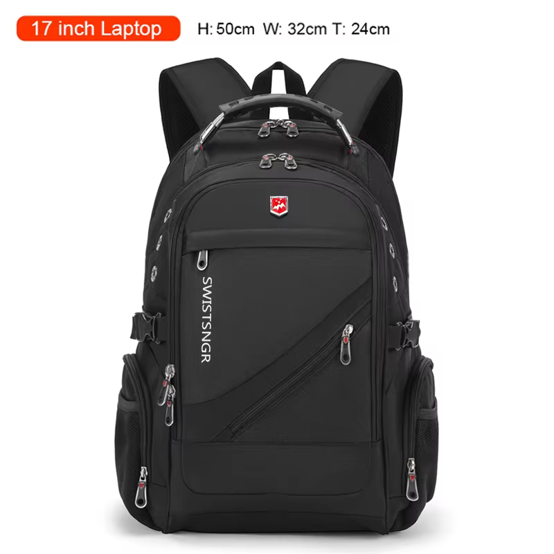 Sac à dos étanche Anti-vol pour hommes, sac multifonctionnel pour ordinateur portable de 17.3 pouces