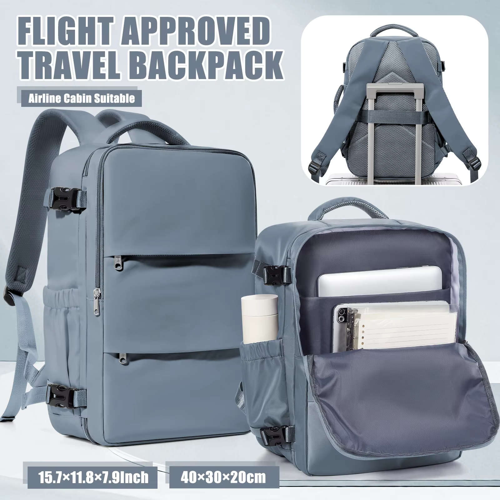 Ryanair 40x30x20 sac à dos de voyage Wizzair cabine avion valises cabine bagages à main sacs sac à d