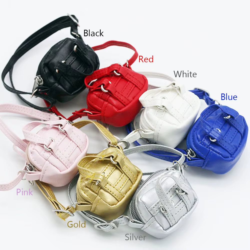 Accessoires faits à la main, mini sac à main pour 1/6 1/8 BJD, sac à bandoulière