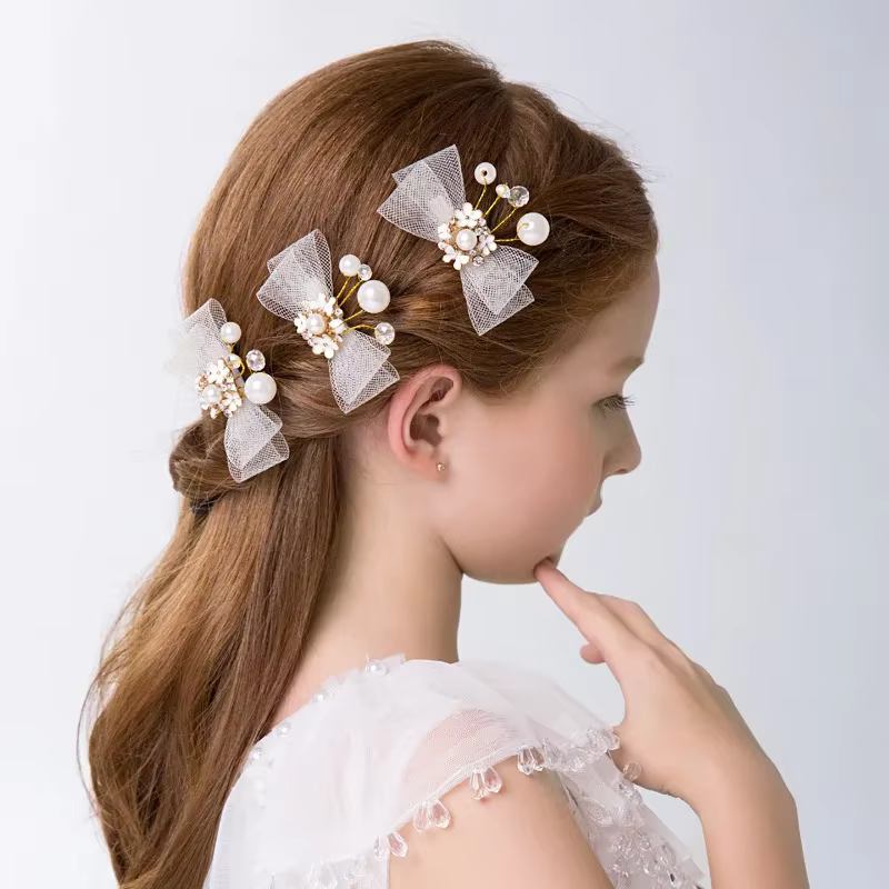 Pinces à cheveux pour filles, accessoires pour robe de princesse pour enfants, accessoires pour chev